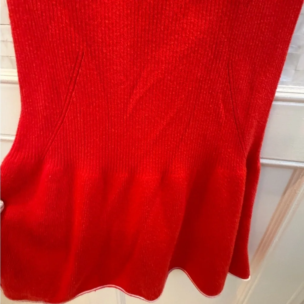 NWT new medium Anthropologie daily practice full speed halter dress knit red